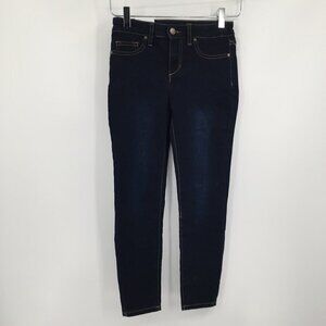 Joes Jeans Charlie high rise skinny ankle jeans denim dark wash girl new 8